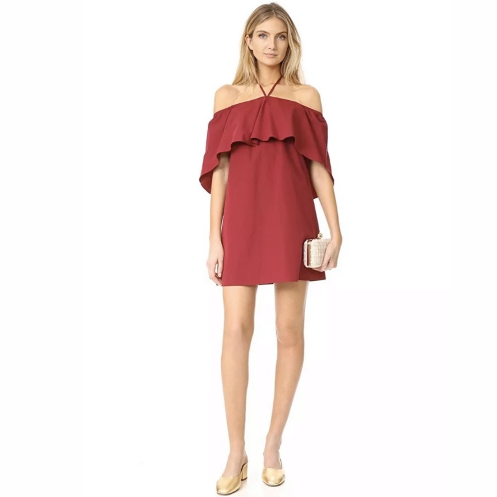 Alice + Olivia Jada Red Dress Size M NWOT $280